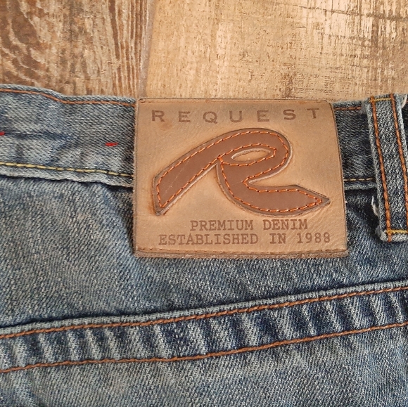 Regent Jeans 34x30 Boot Cut Distressed - Picture 2 of 11